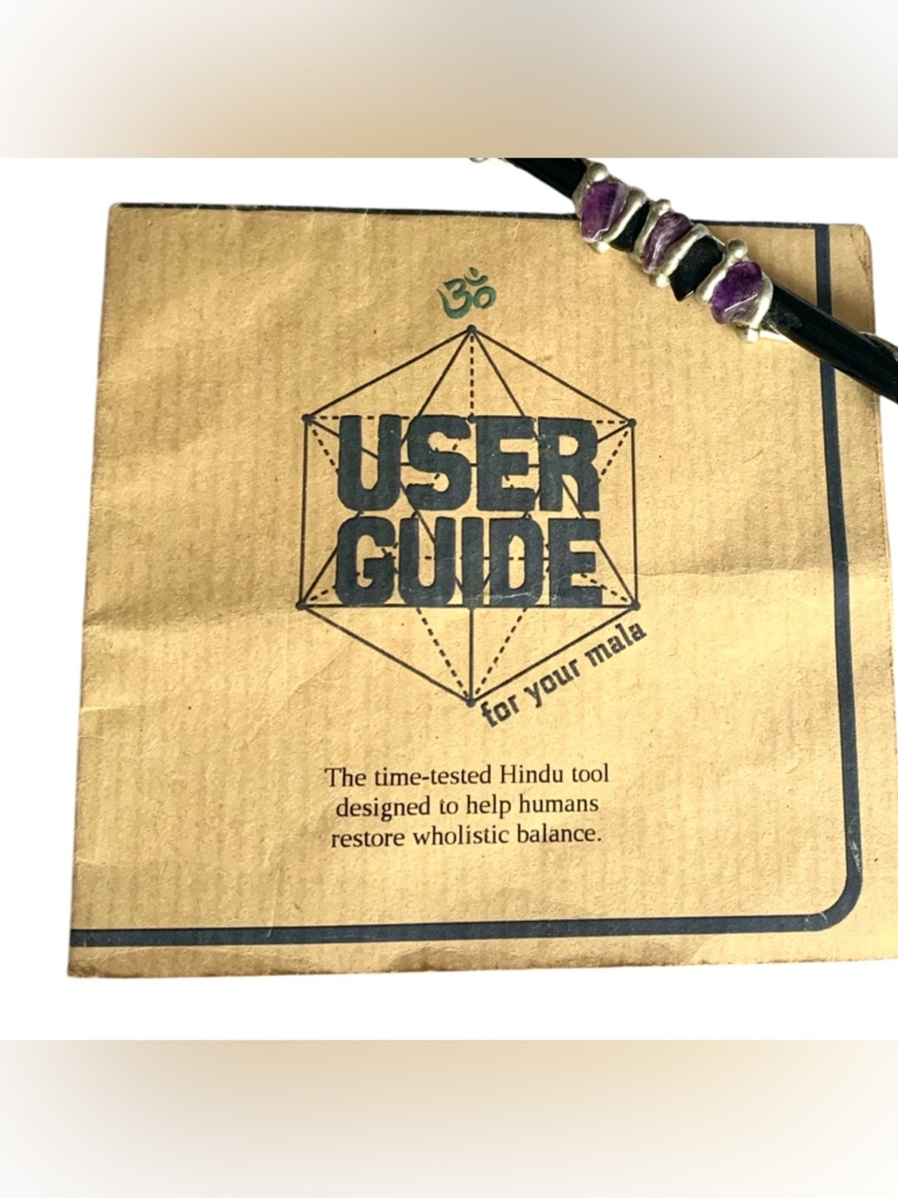Vintage MALA User Guide Tool Used for Meditation & Prayer Hindu/Buddhist